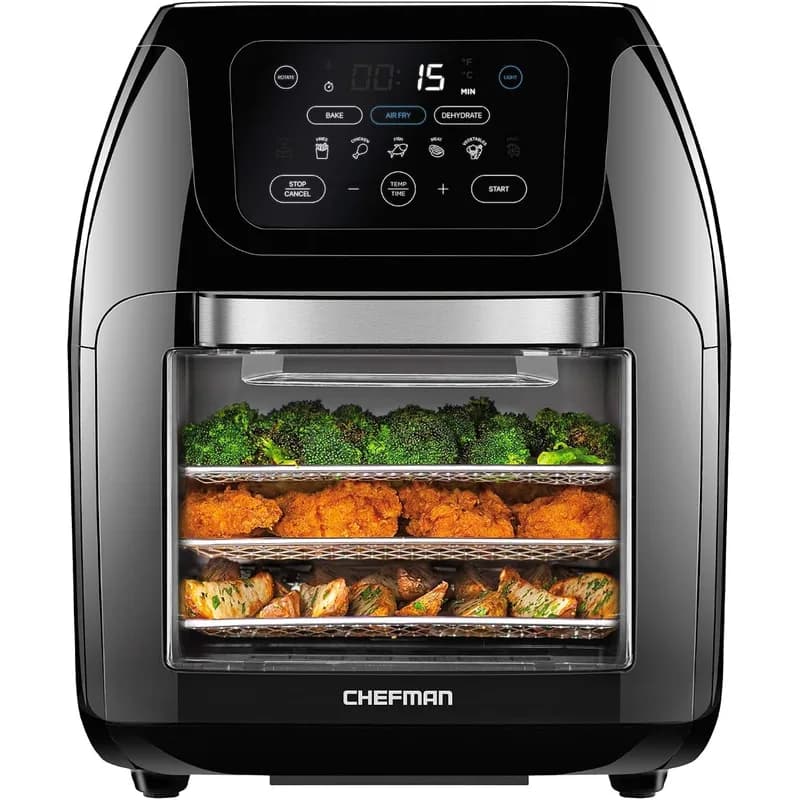 Chefman 10 qt Air Fryer+ Rotisserie Oven